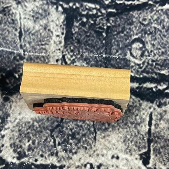 Inkadinkado Pine Tree Wood Stamp for Arts and Crafts, 2.5'' W x 1.5'' L - Picture 4 of 7